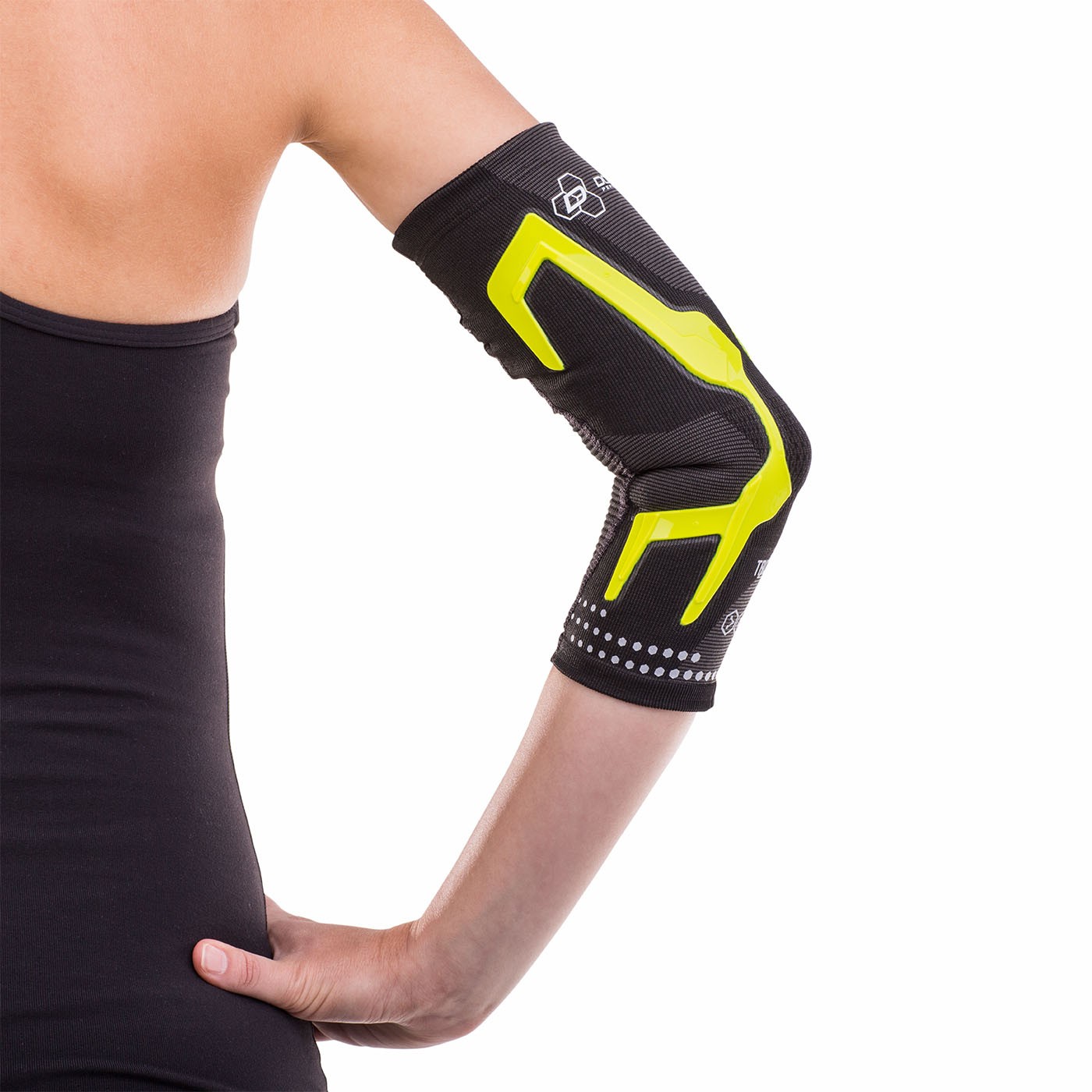  DonJoy Performance Trizone Elbow Support - On Skin