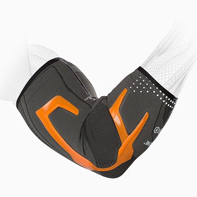 TriZone Elbow Support - Orange - Hex