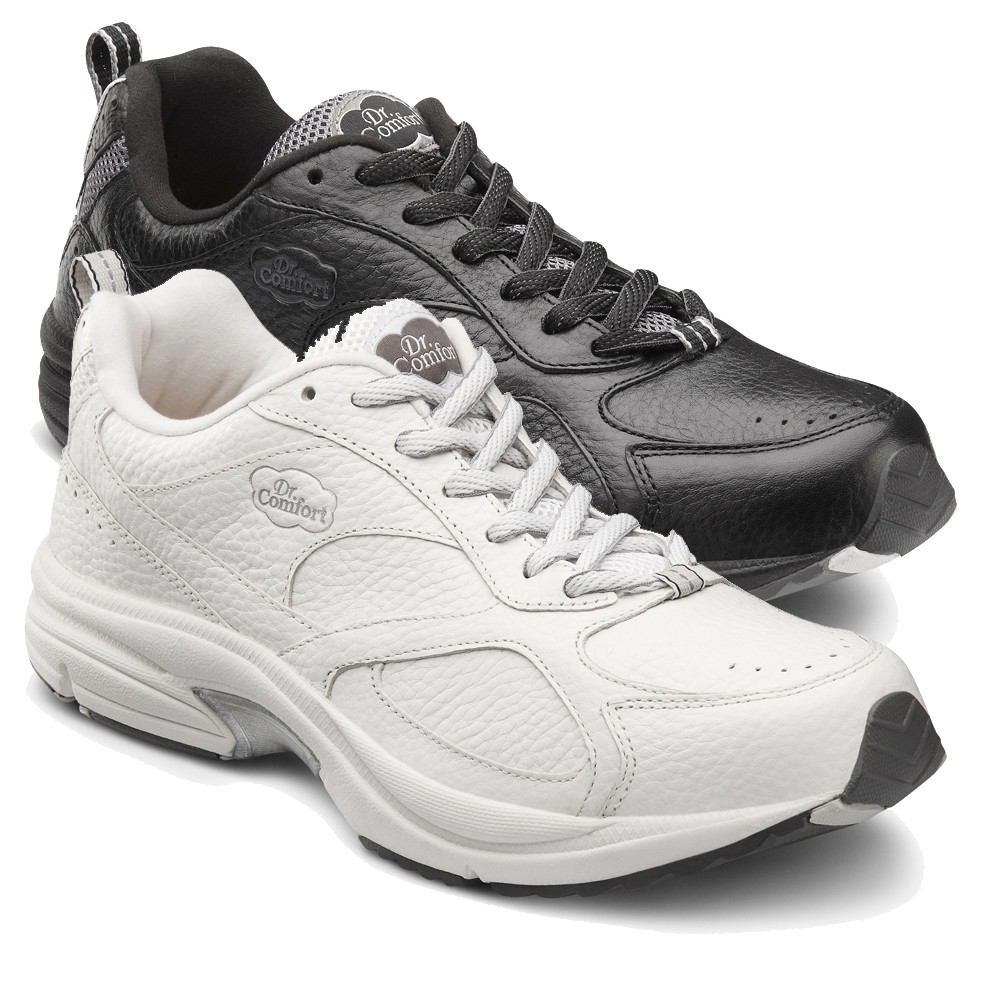 Dr. Comfort Performance-X Walking & Running Diabetic Shoes for Men-Double  Depth Mens Therapeutic Shoes 11 Black/Grey