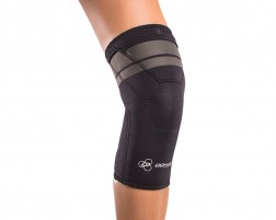 AnaForm 2MM Knee Sleeve - On-Body - Front - Black