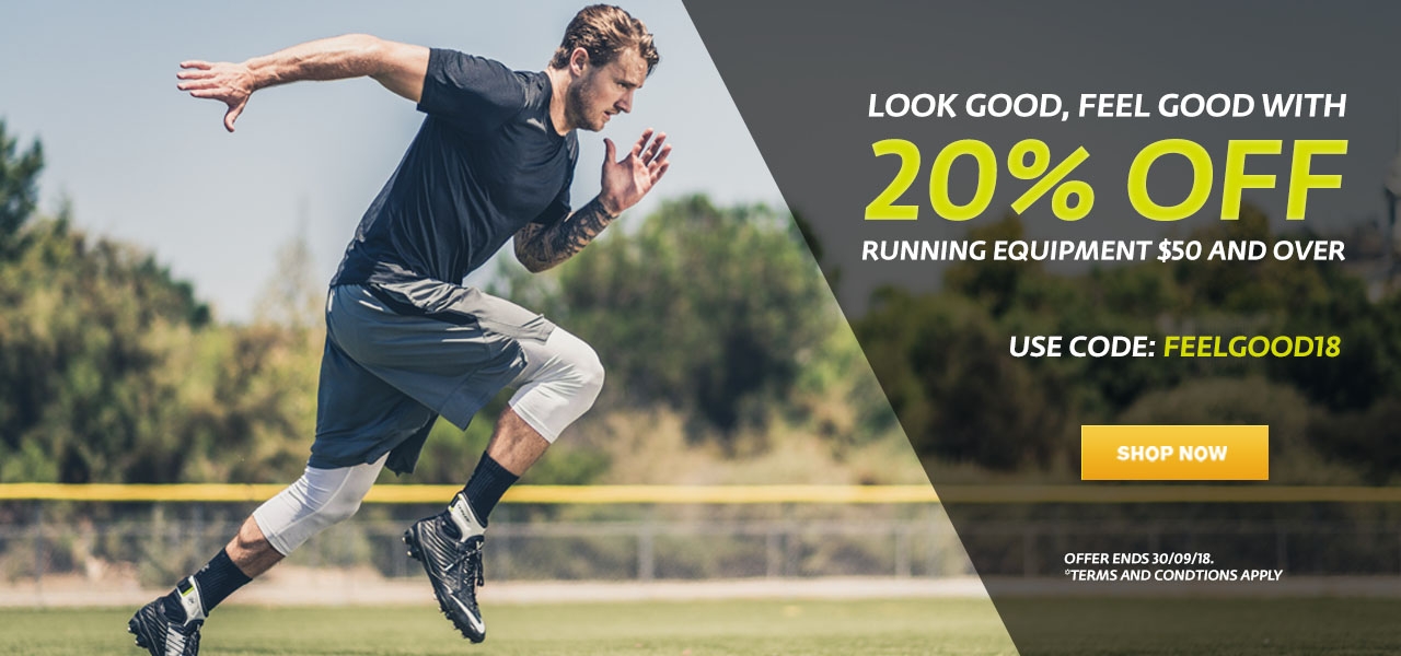 20% off running equipment
